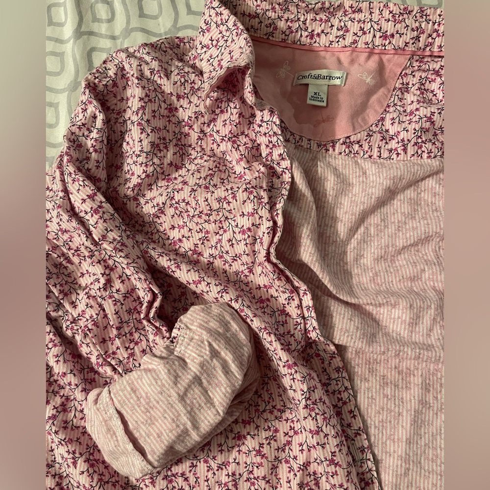 Floral Button-Down Top
